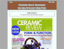 Tablet Screenshot of charlottestorrs-stoneware.co.uk